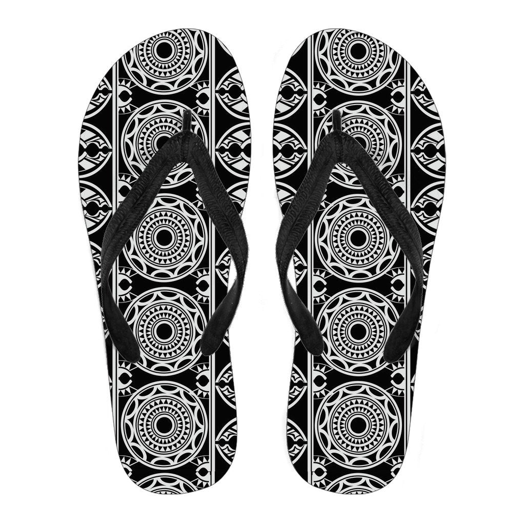 Polynesian 31 Flip Flops Men Black - Polynesian Pride