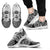 Polynesian Sneakers - Polynesian Turtle Tattoo Black Version Unisex White - Polynesian Pride