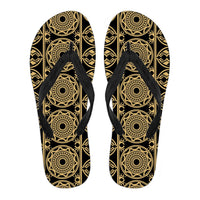 Polynesian 35 Flip Flops Men Black - Polynesian Pride