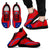 Samoa Sneakers - Samoa Flag Coat Of Arms Polynesian Style - Polynesian Pride