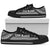 Cook Islands Low Top Shoes - Polynesian Black Chief Version - Polynesian Pride