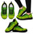 Kanaka Maoli Sneakers - Kanaka Maoli Polynesian Chief Tattoo Green Yellow Version - Polynesian Pride