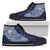 Guam High Top Shoes - Polynesian Design Unisex Black - Polynesian Pride