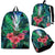 Hawaii Tropical Pineapple Hisbiscus Backpack Black - Polynesian Pride