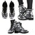 Niue Leather Boots - Polynesian Tattoo Black - Polynesian Pride