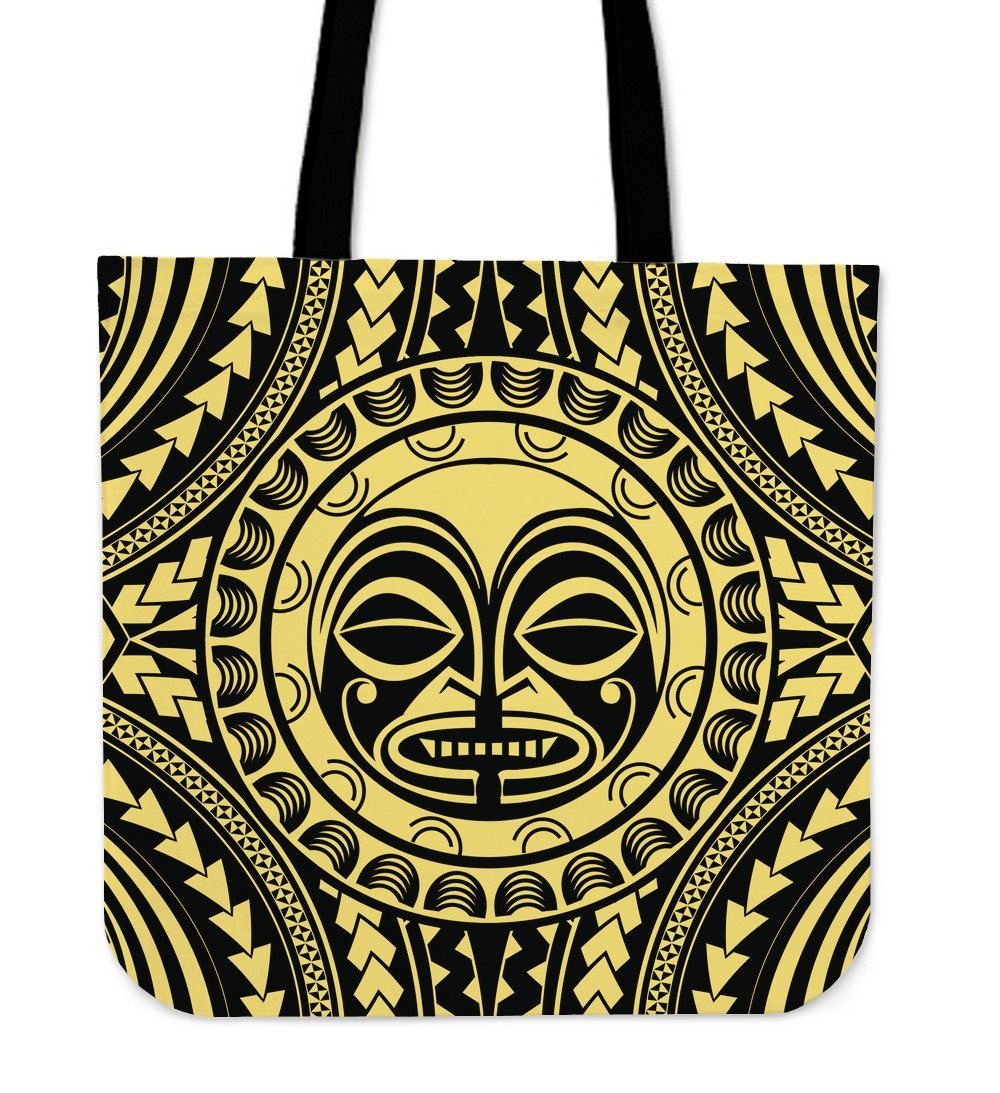 Polynesian 1st Tote Bag (Gold) A6 Tote Bag One Size Gold - Polynesian Pride