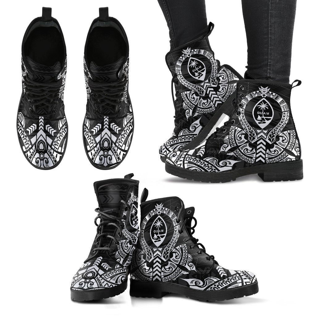 Guam Leather Boots - Tribal - Polynesian Pride