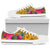 Hawaii Low Top Shoes - Kanaka Maoli With Hibiscus On Polynesian Patterns (YELLOW) - Polynesian Pride