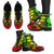 Guam Leather Boots - Polynesian Tattoo Reggae - Polynesian Pride