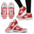 American Samoa Sneakers - American Samoa Seal Polynesian Tattoo Red White - Polynesian Pride