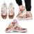 Hibiscus Butterfly Sneakers Men's Sneakers White - Polynesian Pride