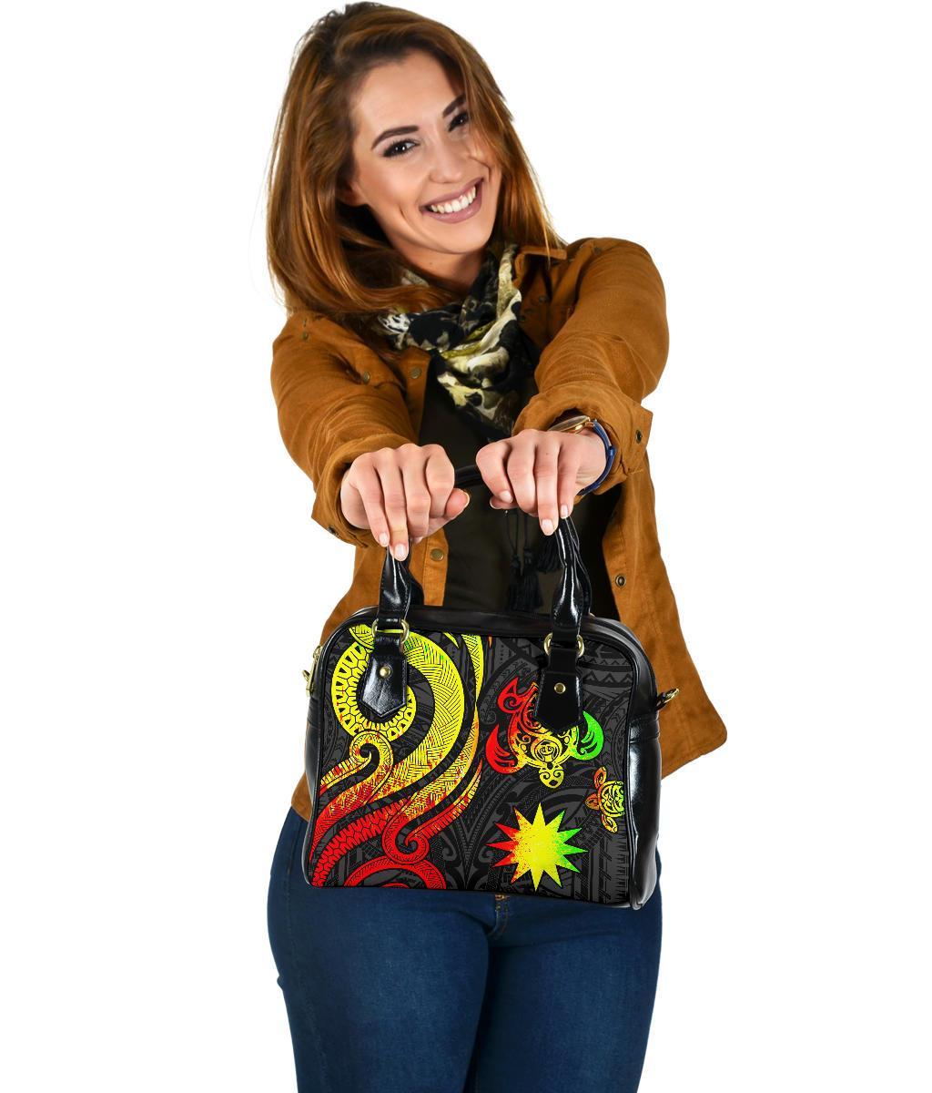 Nauru Shoulder Handbag - Reggae Tentacle Turtle One Size Reggae - Polynesian Pride