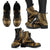 Cook Islands Leather Boots - Polynesian Gold Chief Version - Polynesian Pride