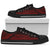 American Samoa Low Top Shoes - Polynesian Red Chief Version - Polynesian Pride