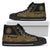 Federated States of Micronesia High Top Shoes - Gold Color Symmetry Style - Polynesian Pride