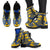 Nauru Leather Boots - Polynesian Tattoo Flag - Polynesian Pride