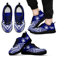 Samoa Sneakers - Samoa Coat Of Arms Polynesian Tattoo Unisex Black - Polynesian Pride