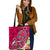 Hawaii Polynesian Tote Bags - Turtle Plumeria (Pink) Tote Bag One Size Pink - Polynesian Pride