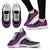 American Samoa Wave Sneakers Purple Color Women's Sneakers - White - American Samoa White - Polynesian Pride