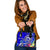 Samoa Custom Personalised Shoulder Handbag - Turtle Plumeria (Blue) One Size Blue - Polynesian Pride