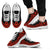 Niue Wave Sneakers - Polynesian Pattern Red Color Men's Sneakers - White - Niue White - Polynesian Pride