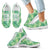 Hawaii Tropical Leaves Jungle Monstera Leaf Sneakers Kid's Sneakers White - Polynesian Pride