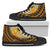 Hawaii High Top Shoes - Polynesian Wild Style Unisex Black - Polynesian Pride