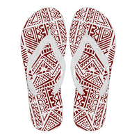 Polynesian 14 Flip Flops Men White - Polynesian Pride