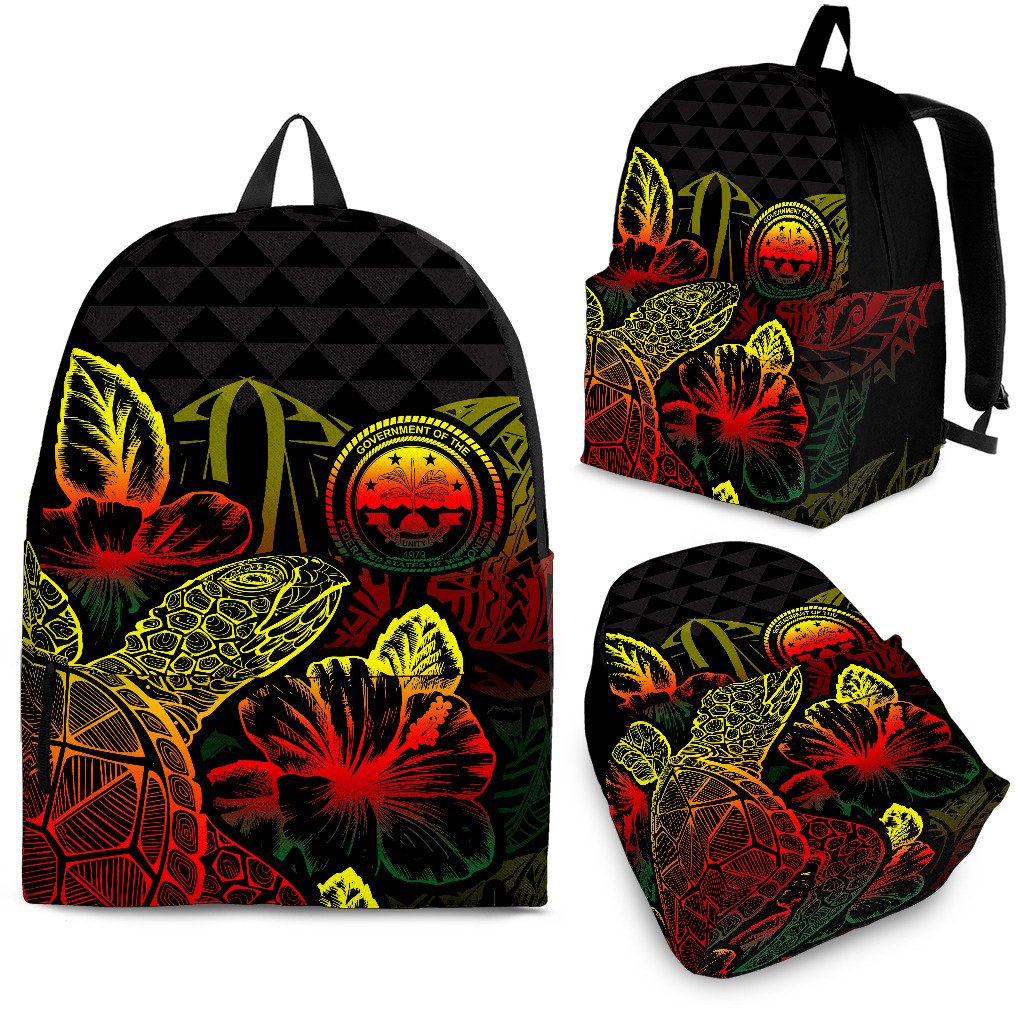 Federated States Of Micronesia Polynesian Backpack Turtle Hibiscus Reggae Reggae - Polynesian Pride