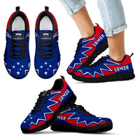 Samoa Sneakers - Samoa Coat Of Arms Thunder Style - Polynesian Pride