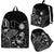 Marshall Islands Polynesian Backpack Turtle Hibiscus Black Black - Polynesian Pride