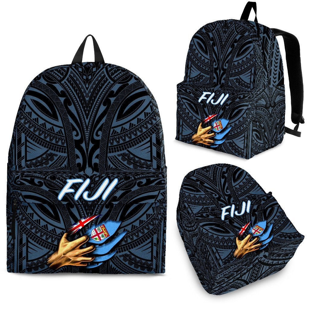 Fiji Backpack - Fiji In Me (Blue) Blue - Polynesian Pride