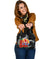 Tahiti Polynesian Shoulder Handbag - Hibiscus Coat of Arm Black One Size BLACK - Polynesian Pride