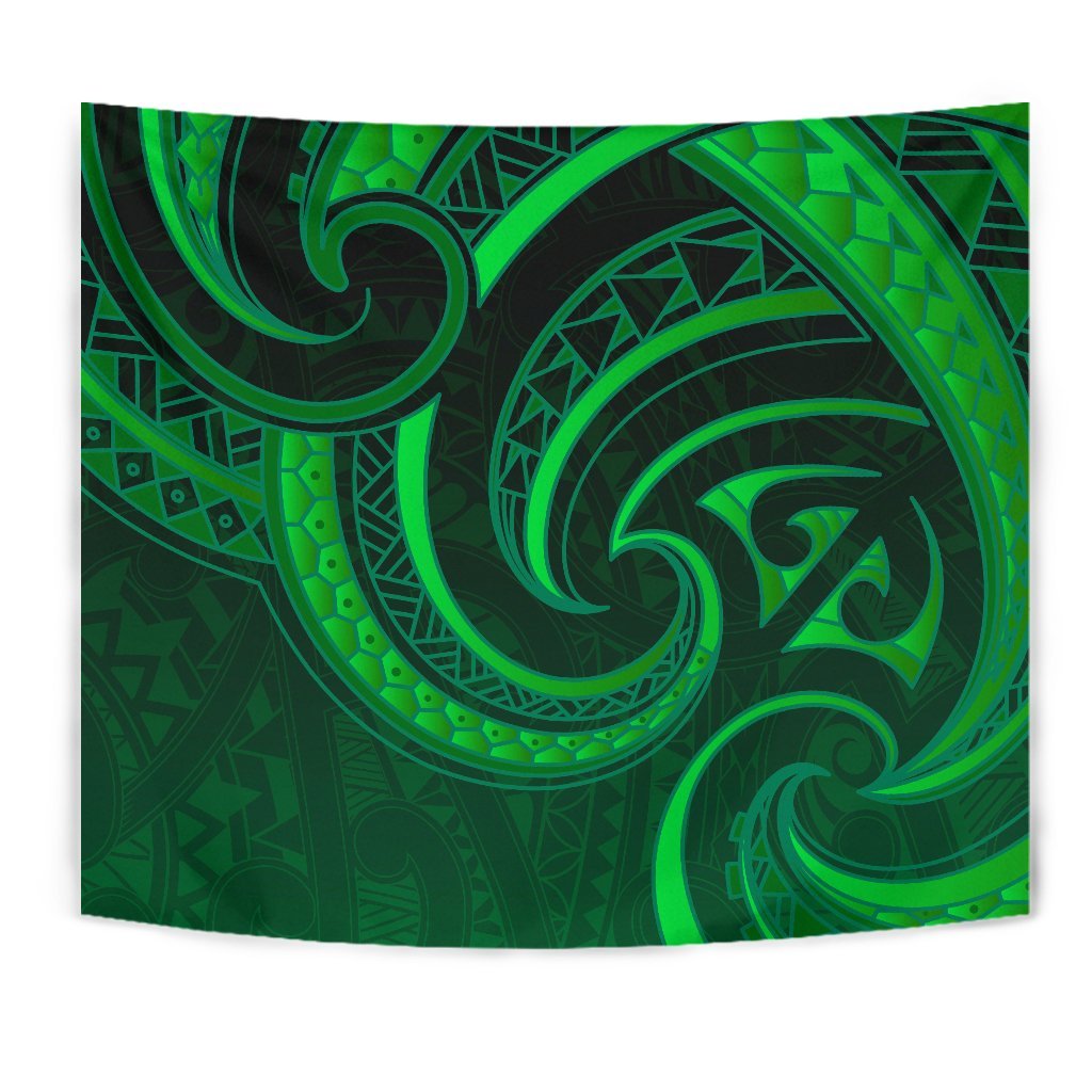 New Zealand Maori Mangopare Tapestry Polynesian - Green - Polynesian Pride