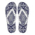 Polynesian Flip Flops Blue And White Women's Flip Flops White - Polynesian Pride