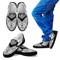 Polynesian Slip Ons 07 Kid Black - Polynesian Pride