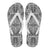 Polynesian Flip Flops White And Black Women's Flip Flops White - Polynesian Pride