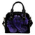 Hawaii Hibiscus Banzai Surfing Shoulder Handbag Purple One Size Purple - Polynesian Pride