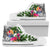 Tahiti High Top Shoes White - Turtle Plumeria Banana Leaf Unisex White - Polynesian Pride