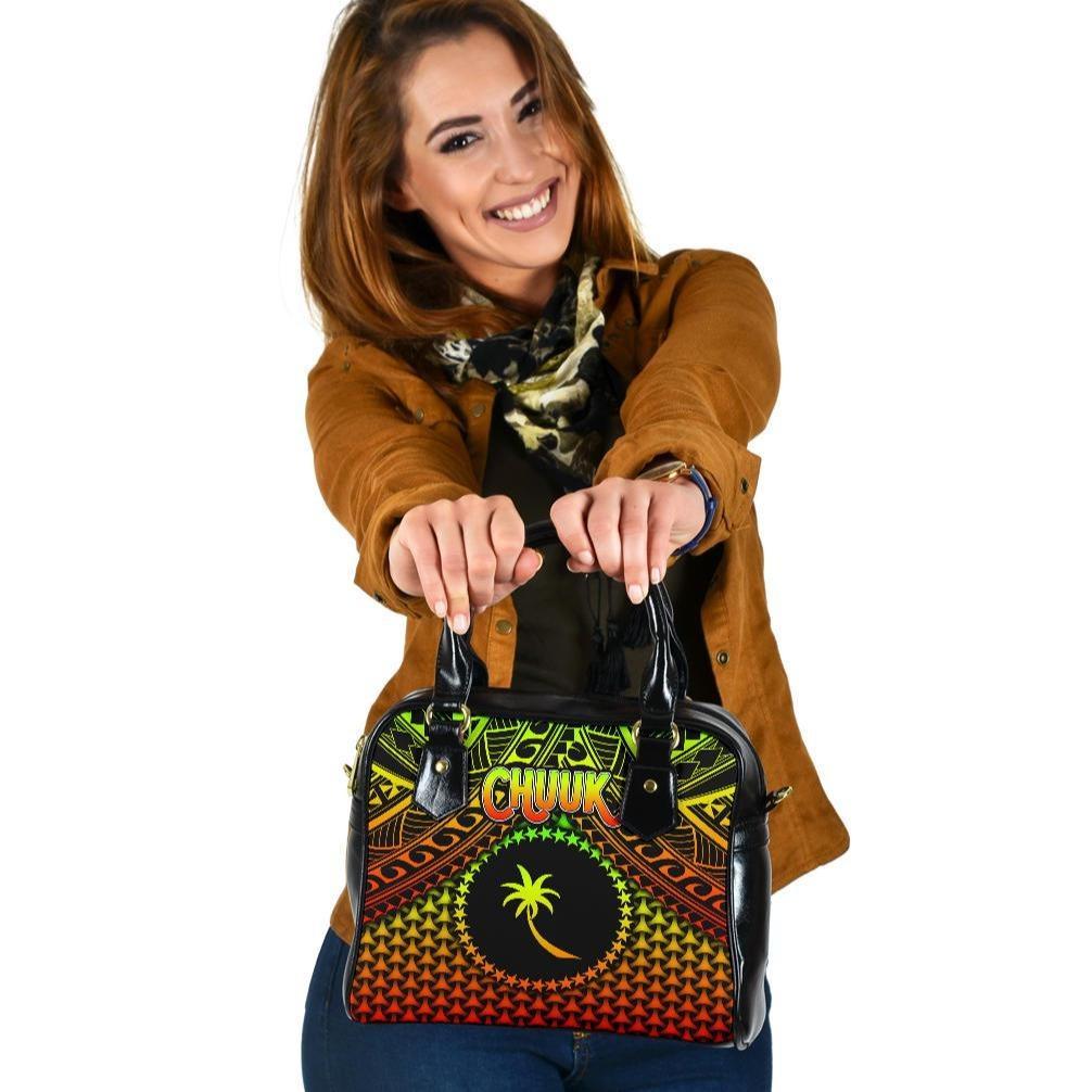 Polynesian Chuuk Shoulder Handbag - Reggae Vintage Polynesian Patterns One Size Reggae - Polynesian Pride