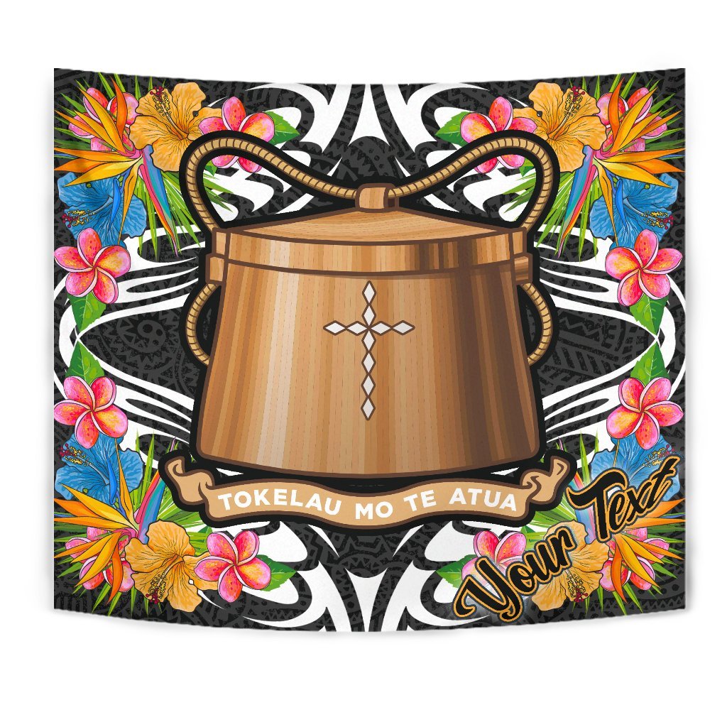 Tokelau Tapestrys - Custom Personalised Tropical Flowers Style - Polynesian Pride