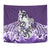 Maori Manaia The Blue Sea Tapestry, Purple - Polynesian Pride