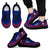 Guam Wave Sneakers - Polynesian Pattern Purple Color Men's Sneakers - Black - Guam Black - Polynesian Pride