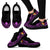 Tonga Wave Sneakers - Polynesian Pattern Purple Color Women's Sneakers - Black - Tonga Black - Polynesian Pride