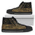 Chuuk State High Top Shoes - Gold Color Symmetry Style Unisex White - Polynesian Pride