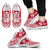 Tonga Rising Sneakers - Tonga Coat Of Arms & Polynesian Tattoo (Red) - A16 - Polynesian Pride