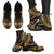 Gambier Islands Leather Boots - Polynesian Gold Chief Version - Polynesian Pride