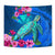 Hawaii Honu Aumakua Sea Hibiscus Tapestry - Nin Style - Polynesian Pride