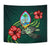 Guam Polynesian Tapestry - Green Turtle Hibiscus - Polynesian Pride