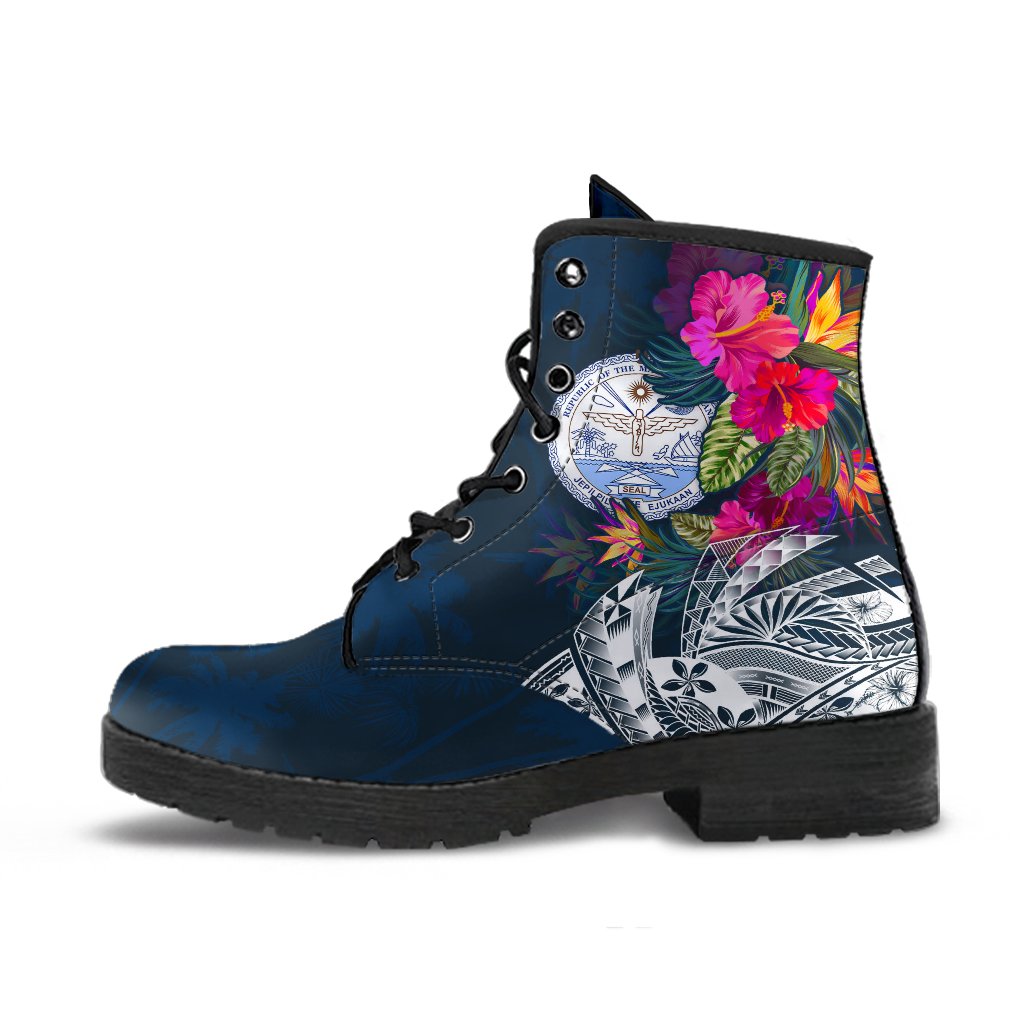 Marshall Islands Leather Boots - Marshall Islands Summer - Polynesian Pride